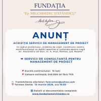 Anunt achizitie